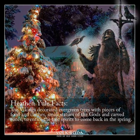 Decorations for a pagan yuletide tree
